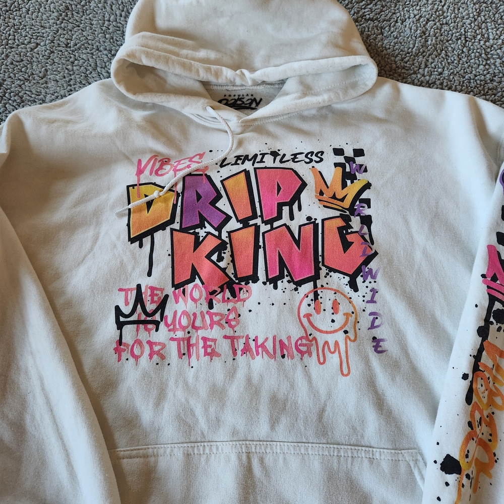 Popular Poison Drip King White Hoodie 2X